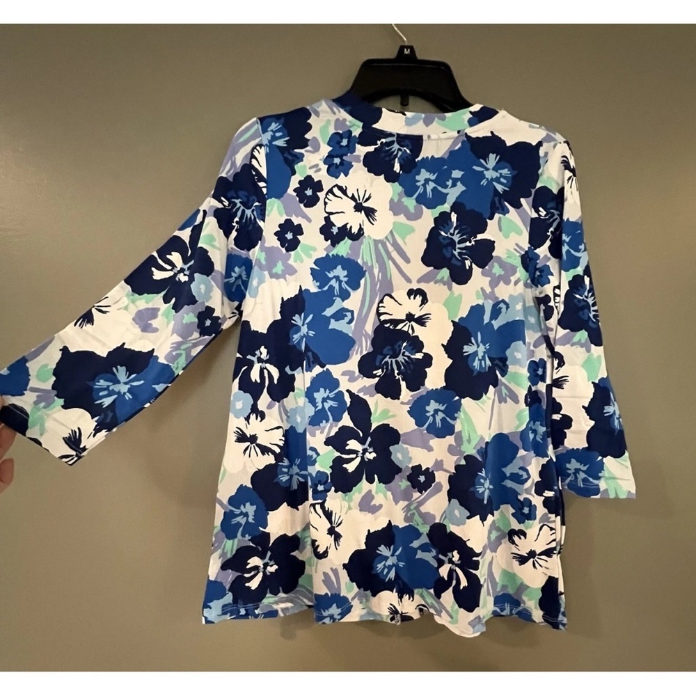 New! Comfort Code by Cuddl Duds 2-Piece Set – Tank & Floral Cardigan (XS) - Picture 3 of 8